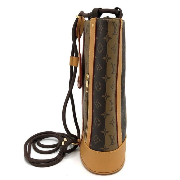 Authentic LOUIS VUITTON M45968 Monogram Randonnee Messenger stripe NIGO Shoulder - Picture 4 of 15